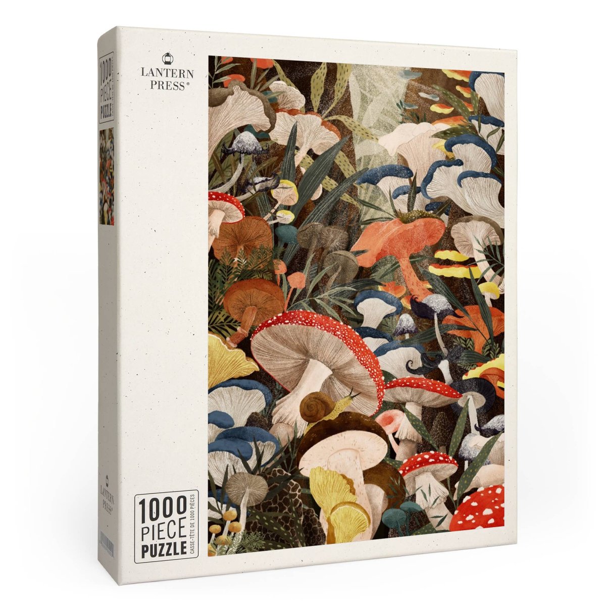 1000 PIECE PUZZLE Woodland Mushrooms Collage