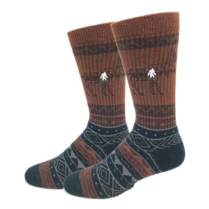 Active Moose Socks: Brown