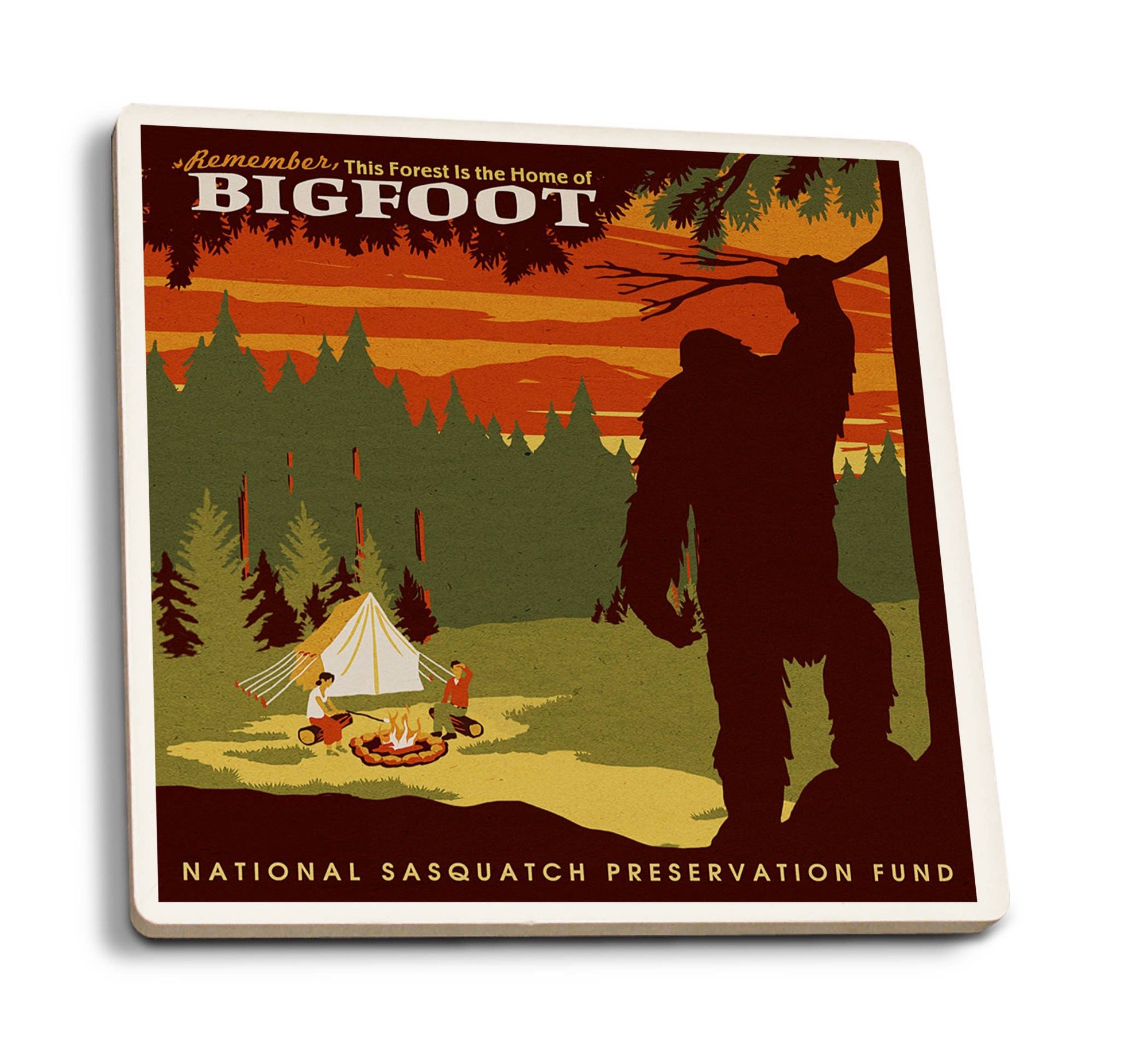 Bigfoot Coasters: WPA
