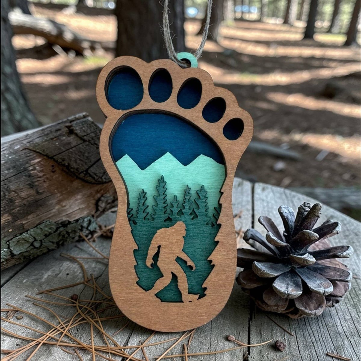 Bigfoot Print: Magnet
