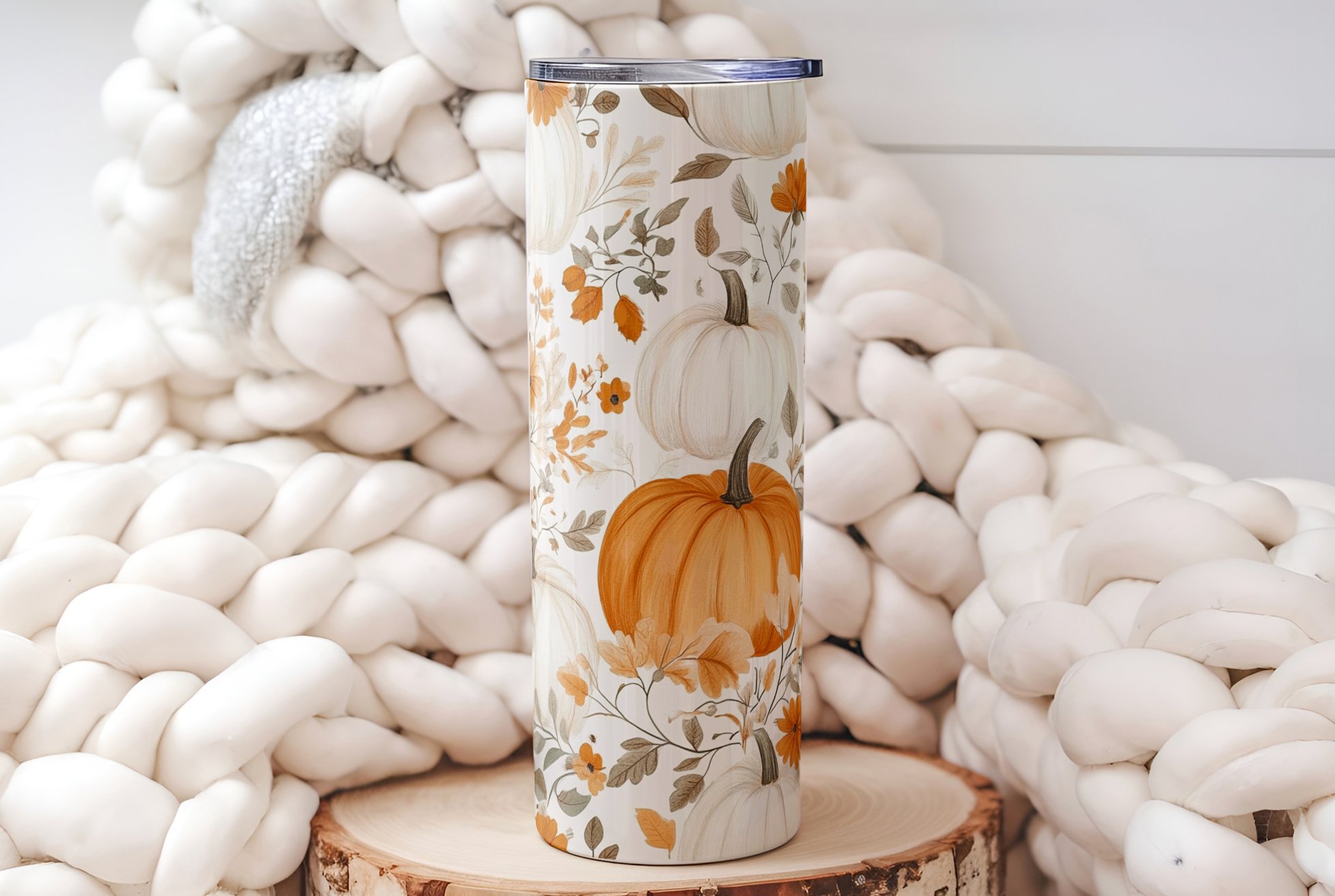 Fall Tumbler, Fall Cup, Pumpkin Tumbler
