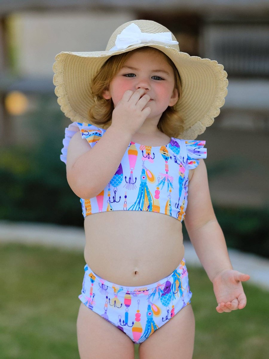 Fish Print Boutique Swimsuit: 2