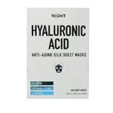 Night Skincare Hyaluronic Acid Anti-Aging Silk Sheet Masks 10 Count