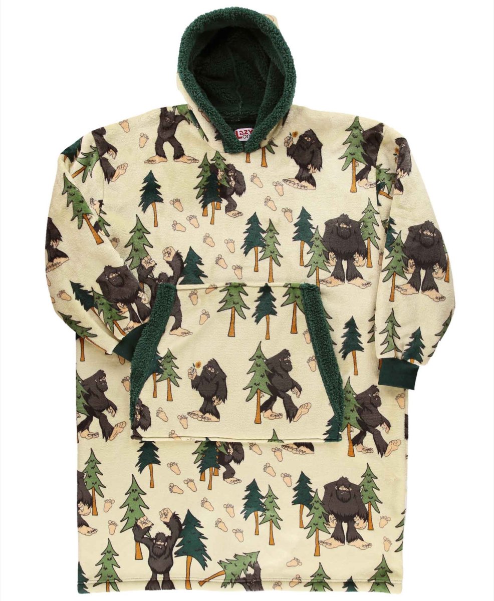 Sasquatch Bigfoot Blanket Hoodie